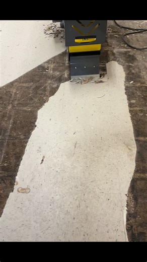 Before I have to rent a floor scraper machine for $130 per day. Now we purchased our own $2.5k machine. Makes my job easy. | Gece Villaver Belleza