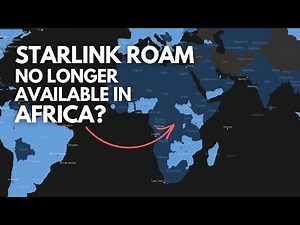 Starlink Roam No Longer Available in Africa