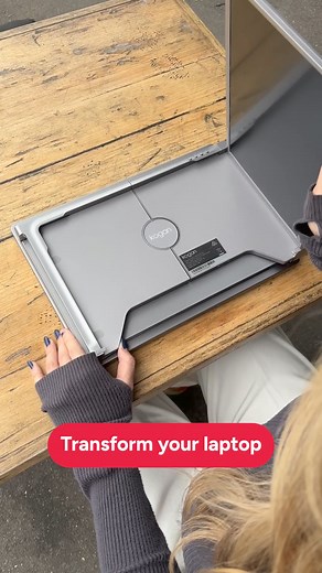 Transform your laptop with the Kogan Dual Screen Tri-Fold Portable Monitor! 💻Now only $439 (49% o ! Tri-fold screen, ultra-slim design, and crystal-clear visuals for ultimate productivity. How would this setup change your routine? 💼✨ | Kogan.com