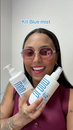 I can't live without this blue mist body cream and body splash kit 🩵✨