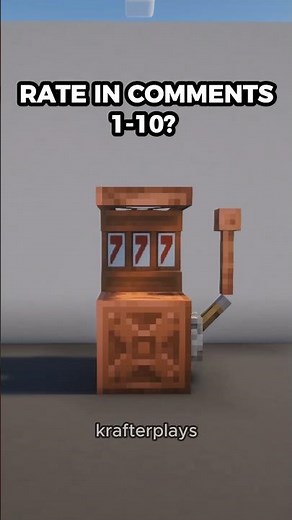 Minecraft slot machine DESIGN!!!🎰