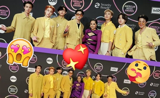 BTS y Becky G tuvieron los mejores momentos juntos en los AMAs 2021