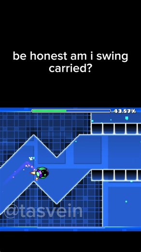 swing is literally the easiest gamemode #geometrydash #gd