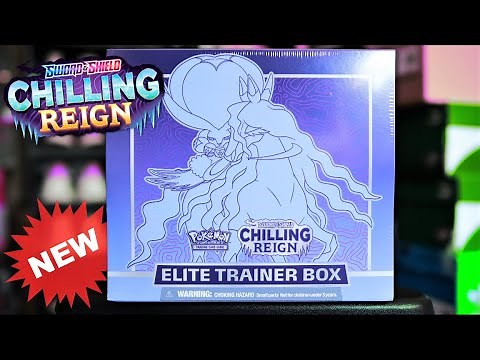 Pokemon CHILLING REIGN Elite Trainer Box OPENING! (Shadow Rider Calyrex)