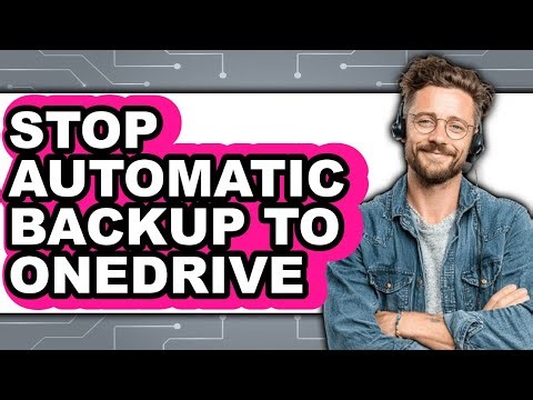 How to Stop Automatic Backup to Onedrive (easy Method)