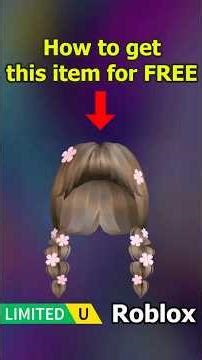 FREE UGC LIMITED - HOW TO GET UGC Cherry Blossom Girl Brown Hair in Medal hub #roblox #freeugc #ugc