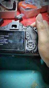 Canon 600d menu button works by itself #camerarepair #mastercameraofficial #cameraservice