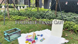 BlissBox 30 Gallon Disposable Trash Cans , 4 Pack Extra Large disposable Trash Can for Parties, Extra-Thick Cardboard Reusable Garbage Cans with Built-in Handles, Perfect for Parties, White