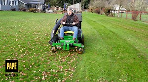Toolkit Expert Jason Hughes has had a few chances to look at the electric mower from John Deere - but this time, he's putting it through the paces with a material collection system, mowing his December grass. Watch for his honest review of this electric zero turn's performance, battery life, and ease of use. Plus, find out how he thinks it stacks up next to its gas powered cousin, the Z320R. SUBSCRIBE to our YouTube channel, and turn on your notifications, to be the first to see new Papé Toolkit