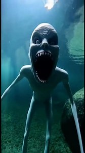 Slender Man in the Water🏊 #slenderman #nightmare #horror #shorts #scary #creepy