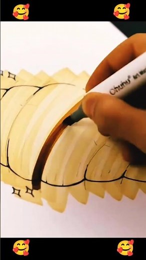 Line Art and Marker Coloring | LineArt Journey... #drawing #coloring #art #satisfying