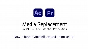 65K views · 118 reactions | Add more customization & control to your Motion Graphics Templates with our new Media Replacement feature. Now available in #PremierePro & #AfterEffects Beta. | Adobe Video | Facebook