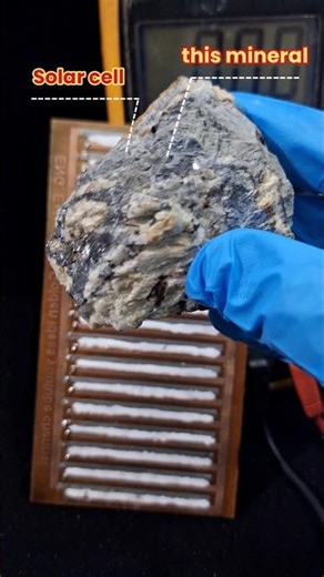 I Built My First Light-Sensitive Solar Cell from a Mineral!#Solarcell