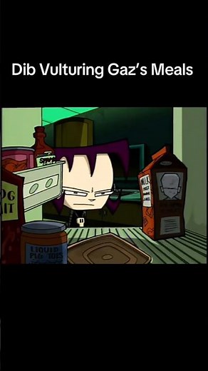 Dib vultured Gaz’s Meals in Invader Zim