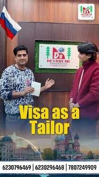 Tailor Jobs in Russia Salary Work Permit & Full Process #workvisa #visaready #tailorjobs #visa