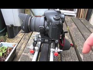 Homemade dSLR track dolly / slider (DIY, how to) with motor