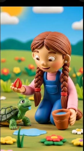 “The Golden Bag & The Apple Tree Turtle – Cute Kindness Story 🌱🐢🍎” #CartoonStory #MoralStory