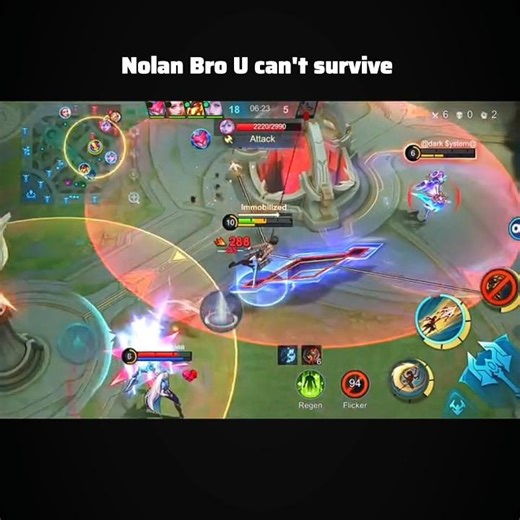Nolan Bro U can't survive #reels #mobilelegends #mlbb #shorts #fanny #fannygameplay #mobalegends5v5