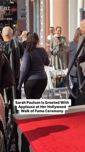 64K views · 236 reactions | #SarahPaulson immediately felt the love as she arrived at her Hollywood Walk of Fame ceremony. ❤️ | People | Facebook