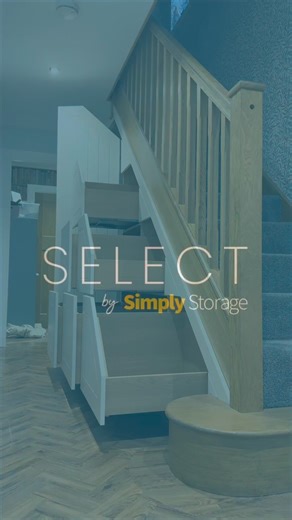 SKIMMING STONE Select Grooved- 6 Drawer plus double doors #understairstorage #home #storage #storagesolutions #interior | Simply Storage-Dangerfield Co Ltd