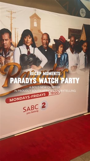 SABC+ | Lights, camera, Paradys 🎬 Last night we celebrated the launch of the all-new Afrikaans drama with a watch party that brought the vibes,... | Instagram