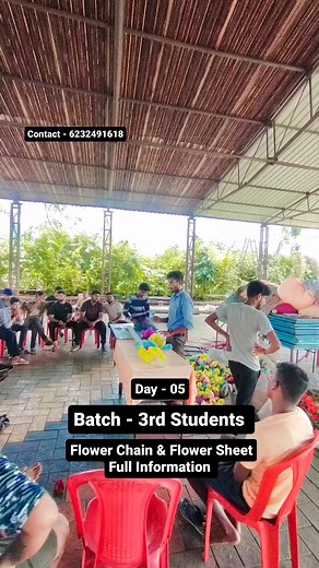 Tent & Flower Decoration Tranning ( Course ) Batch - 03 Students...