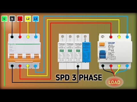 Three Phase Surge Protection Device Wiring Diagram