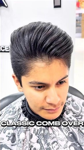 CLASSIC COMB OVER #barber #hairstyle #classic #classichaircut #classiccuts #combover #hairstyle