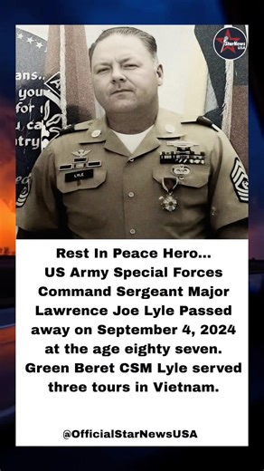 Rest In Peace Hero...US Army Special Forces Comman#Specialforces #Greenberets #History #Militarylife
