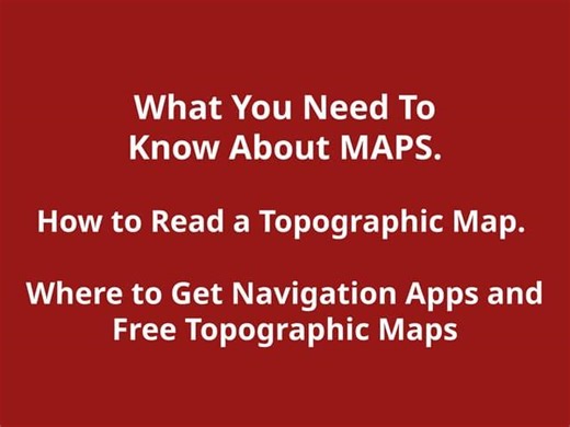 Why You Neds Physical Maps and Know How To Read A Topographic Map | Bob Mayer