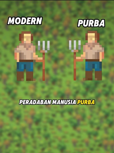 1 Orang Modern vs 100 Orang Purba di WorldBox