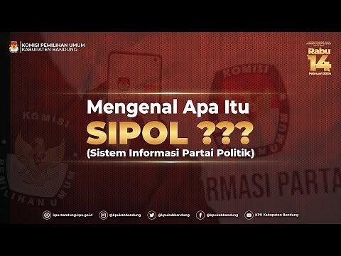 Aplikasi SIPOL Pemilu 2024 resmi diluncurkan..Yuk mengenal apa itu Sipol??