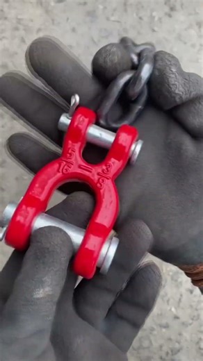 Introduction to X-Type Alloy Clevis Link New Condition Red G80 Chain Shortening Clevis Chain Clutch