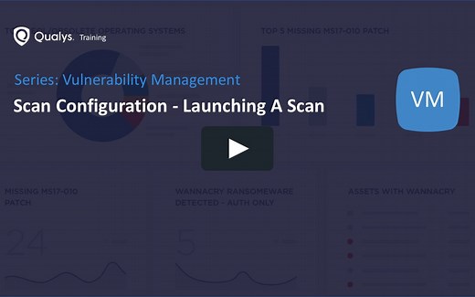Scan Configuration - Launching A Scan