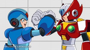 Megaman X vs Zero 2 Decisive Battle Remake Remaster Remastered HD Fan Animation Studio B Animação | Vale a Pena Jogar de Novo