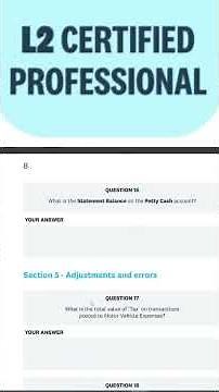 Xero L2 professional certification Exam Questions #certificationexam#xero #certification
