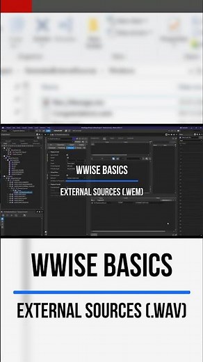 [Shorts] Wwise | External Sources .WAV PLAYBACK! #tutorial #wwise #audio #sound #gamedev