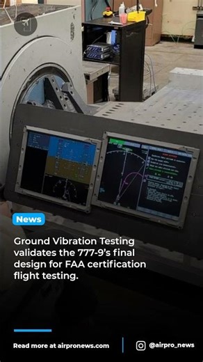 Boeing 777-9 Vibration Testing Paves Way for 2026 Certification