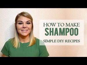 How to Make All Natural Shampoo and Conditioner | Simple Recipe using Essential Oils