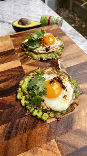 Crispy Edamame Breakfast Tacos