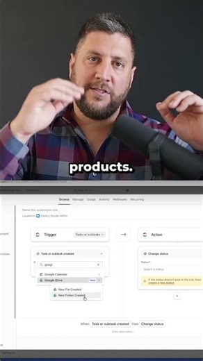 ClickUp's new Google Drive integration Update #automation