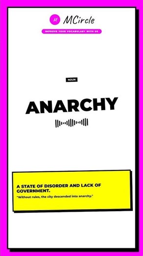 Learn English: What is Anarchy? | Vocabulary Shorts