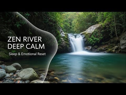 Gentle Forest Ambience with Gentle Water Flow for Sleep Meditation Focus Inner Peace and Relaxation