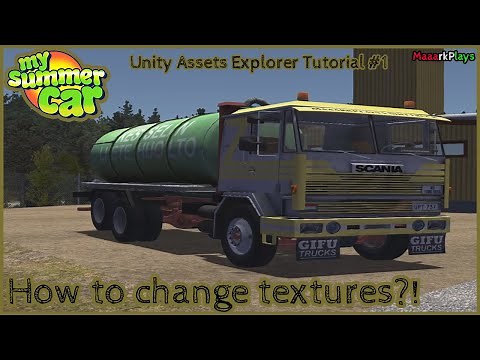 HOW TO CHANGE TEXTURES - My Summer Car Tutorial - MaaarkPlays