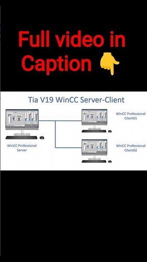 WinCC Server Client #siemens #wincc #plc #scada #automation