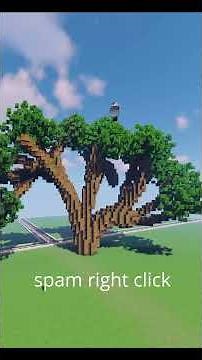 World Edit : build big tree less than 10min [part 2]