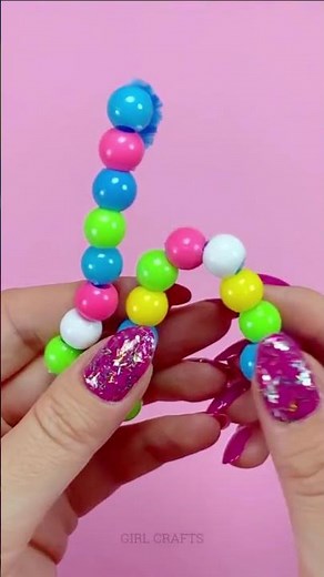 HOW TO MAKE A FIDGET TOY WITH BEADS - Viral TikTok Fidget Toy Ideas - DIY Flexible Stress Toys