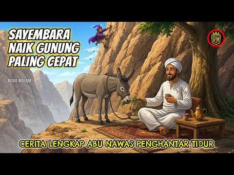 Cara Cepat Abu Nawas Panjat Gunung - Cerita Lengkap Abu Nawas Penghantar Tidur - Radio Malam