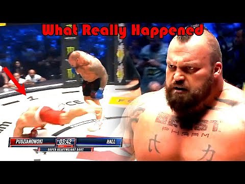 30 SEC KNOCKOUT!!! 334lb Eddie Hall DESTROYS in First MMA Fight (Eddie Hall vs Mariusz Pudzianowski)