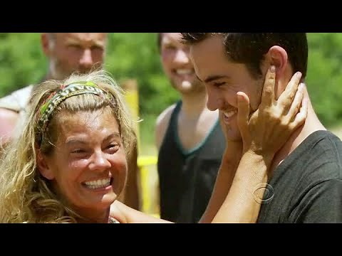 Lisa Whelchel and brother Justice Coleman on “Survivor: Philippines” Visit From A Loved One (2012)